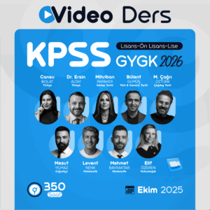 KPSS GYGK 2026 VİDEO DERS