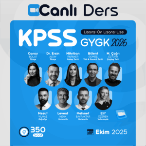 KPSS GYGK 2026 CANLI DERS