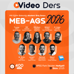 MEB-AGS 2026 VİDEO DERS