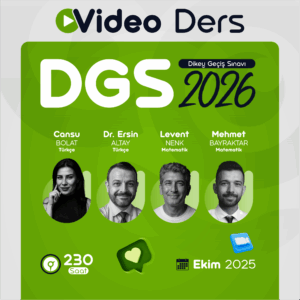 DİKEY GEÇİŞ SINAVI (DGS) VİDEO DERS